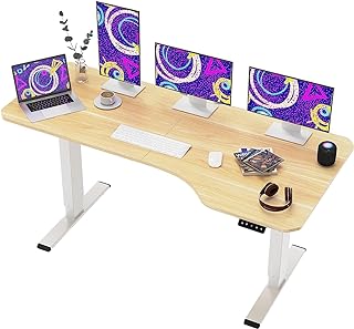 SANODESK QS 160 x 75 cm Escritorio Regulable en Altura Eléctrico Standing Desk Escritorio Elevable Eléctrico con Tablero T...