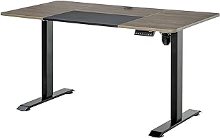 Vinsetto Escritorio de Pie Soporte de Escritorio con Altura Ajustable y 4 Teclas de Memoria para Oficina Hogar 140x70x72-1...