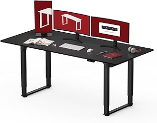 SANODESK QS2 Escritorio Elevable Electrico con 4 Patas (180x80 cm) - Standing Desk, Gaming Mesa, Escritorio Regulable en A...