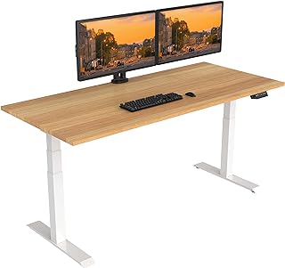 Anuncio patrocinado: Flexispot E6 Escritorio de Pie Eléctrico con Tablero Entero(Arce,160X80cm)｜Standing Desk Elevable Aju...