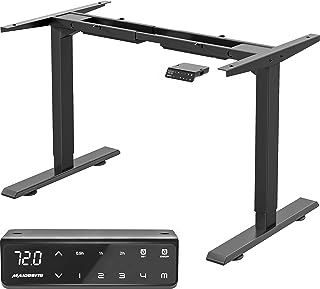 Anuncio patrocinado: MAIDeSITe Mesa de pie eléctrica Ajustable en Altura 2 Patas Elevadoras con Motor Dual Negro